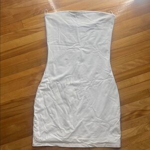 Aritzia Strapless White Dress
